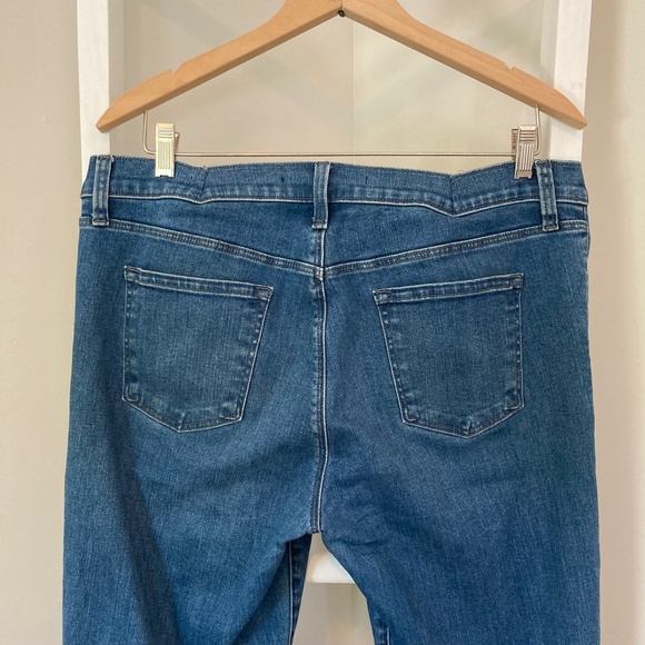 J Brand Raw Hem Selena Flare Demi Boot Crop Jeans - Picture 6 of 10